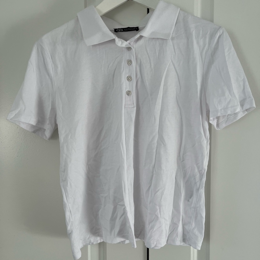 Zara buttoned tee